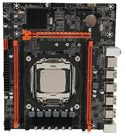 Haofy Placa Base X99 DDR4, Proporciona Conectividad Integral, Disipación de Calor, Placa Base de Escritorio para Computadora de Doble Canal para Computadora