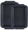 AKOLAFE Set of 2 Roasting Tray 36cm, 40cm Roasting Tin Non Stick Black Marble Baking Trays for Oven, Carbon Steel Roasting Pan Rectangular Roaster Baking Tin Oven Deep Edge, Dishwasher Safe