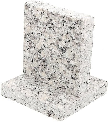 Kisangel Marble Slab 2pcs Cooling Stone for Hamster Chinchilla Toys Guinea Pig Marble Board