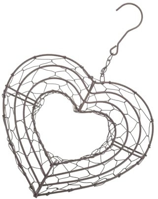 Cabilock 3stücke Herzförmiger Sukkulenten Kranzrahmen Aus Dekorative Hängeschale Für Pflanzen Im Garten Büro Und Zuhause Für Kreative Wandgestaltung Und Pflanzenpräsentation