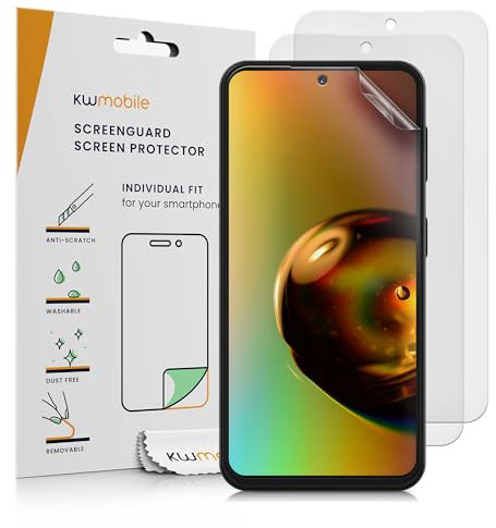 kwmobile 3X Folie matt kompatibel mit Samsung Galaxy A54 5G - Displayschutzfolie Schutzfolie - Displayschutz Displayfolie entspiegelt