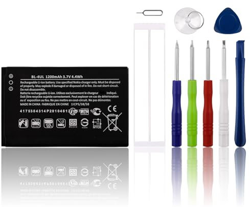 Batteria di ricambio SwarKing BL-4UL compatibile con No-kia Microsoft Lumia 3310 225 500 230 con kit di strumenti