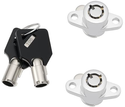 The Lord of the Tools 2pcs Kit Lucchetto Per Bagagli Borse Laterali 2 Chiavi Set Lucchetto Per Borse Laterali Rigide Compatibile Con Modelli Harley-Davidson Touring FLH/T 1993-2013