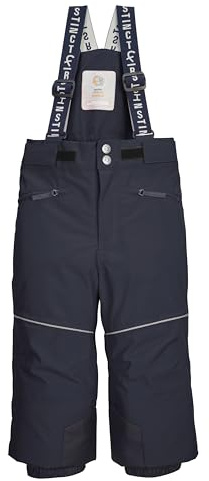 first instinct by killtec Niños Pantalones de esquí/Pantalones funcionales con Tirantes y protección contra la Nieve FISW 48 MNS SKI PNTS, Dunkelnavy, 110/116, 43392-000