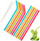 TPTGIAR 24 PCS Silicone Straws Reusable, Colorful Silicone Straw with 4 Cleaning Brushes, Straw Reusable for Family Bars Cafes Restaurants BBQ Parties Celebrations