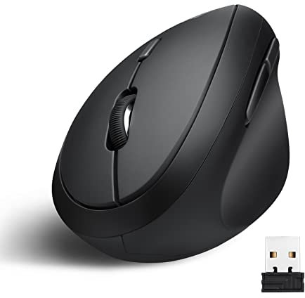Perixx PERIMICE-719 Ergonomische Maus - Vertikales Design -Extra für kleine Handgrößen und für Unterwegs - Perfekt für Uni und Office