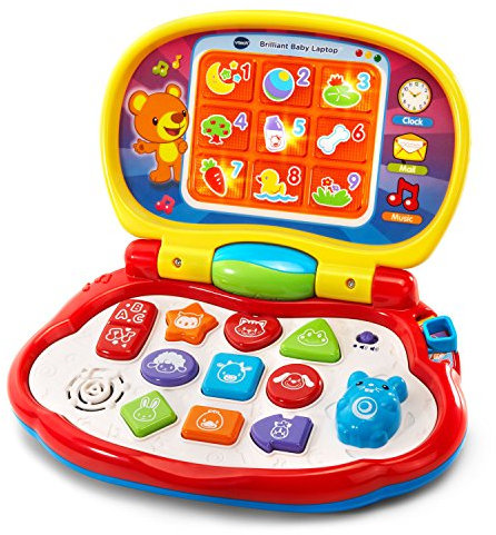 VTech Brilliant Baby Laptop, Rot