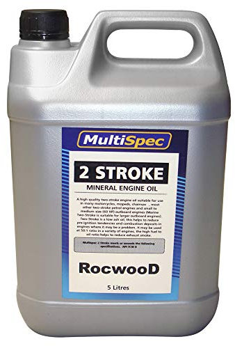 Two Stroke Engine Oil 5 L Litre For Chainsaw Strimmer Brushcutter Cut Off Saw