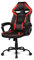 Drift Gaming DR50 - Silla Gaming Profesional, Polipiel, reposabrazos Acolchados, pistón Clase 4, Asiento basculante, Altura Regulable, cojín Lumbar, Color Negro/Rojo