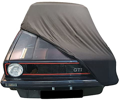 Star Cover Indoor Autoabdeckung kompatibel mit Volkswagen Golf 1 SUPER Soft Stretch