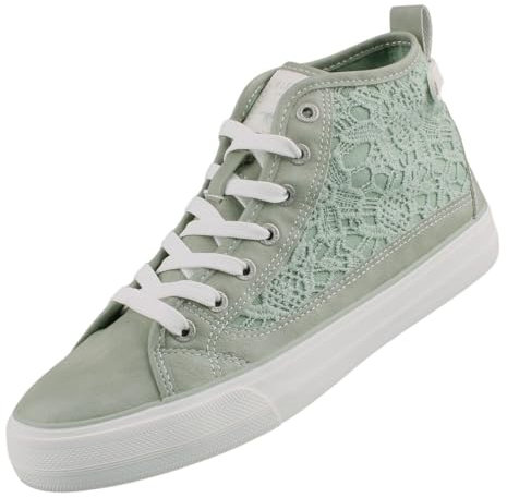 MUSTANG Femme 1272-502 Basket, Vert Pastel, 40 EU