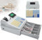 FENGSSLL Elektronische Registrierkasse, gewerbliche Registrierkasse mit LCD -Display für Kleinunternehmen, 8 Digitale LED -Intelligente Registrierkasse für Restaurant/Store