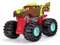 Dickie Toys - Dragon Monster Truck Auto (38,5 cm) - extra-großer Drachen-Monstertruck ab 3 Jahre mit coolen Effekten, Spielzeugauto für Kinder mit Freilauf & Federung, inkl. Plattform