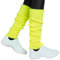 Hatstar Sexy Damen Bein Stulpen | Neon Strümpfe für 80er Jahre 80s Motto Party| Kostüm Accessoires | Fasching Karneval Tanzen Aerobic (neon gelb)