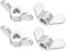 PATIKIL M16 Wing Nuts, 4Pcs 304 Stainless Steel Butterfly Nut Twist Fasteners Parts Smooth Finish Wing Fastener Nuts for Repairing Manufacturing Engineering
