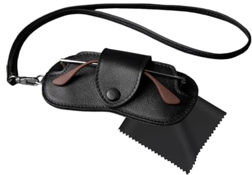 GGUFAY Custodia Per Occhiali Da Sole Di Moda, Custodia Per Occhiali Da Collo, Custodia Protettiva Per Occhiali Da Sole Premium, Custodia Per Occhiali Portatile, Supporto Per Occhiali Da Viaggio