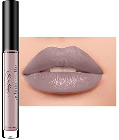 Allbesta Langlebig Wasserdicht Flüssigkeit Matt Lippenstift Matte Lip Gloss Wasserfest Make-up Non-stick Cup (6#)