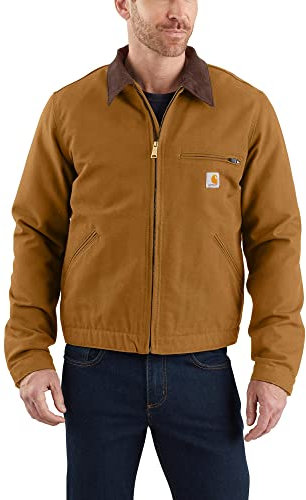 Carhartt Duck Detroit Winterjacke, Braun, S