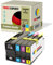 TONER EXPERTE 4 XL Druckerpatronen kompatibel für 711XL 711 XL DesignJet T120, T520 (Schwarz, Cyan, Magenta, Gelb)