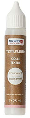 Glorex 5 2001 39 - Textilkleber, Tube mit 25 ml, geeignet für alle Gewebe aus natürlichen und künstlichen Fasern