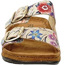 Rohde Rodigo 5864 Damen Schuhe Pantoletten Clogs, Größe:43 EU, Farbe:Gold