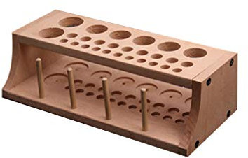 iplusmile Werkzeughalter DIY Leder Werkzeug Aufbewahrungsbox Kreative Leder Werkzeugregal Montage Leder Werkzeug Massivholz Werkzeuge Aufbewahrungsbox Regal für Werkzeugaufbewahrung (Stil 2)