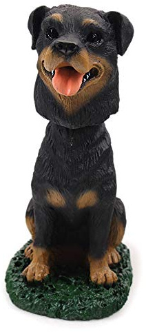 Rottweiler Hund Wackelkopf Figur für Auto Armaturenbrett Schreibtisch Spaß Zubehör