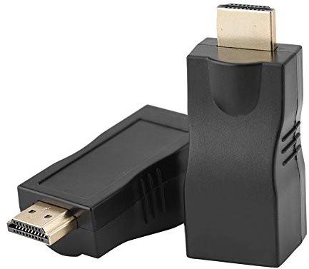 Elprico Extensor de HDMI, HDMI 30m al repetidor del convertidor del Extensor del Cable de Red RJ45 sobre CAT-5e CAT6
