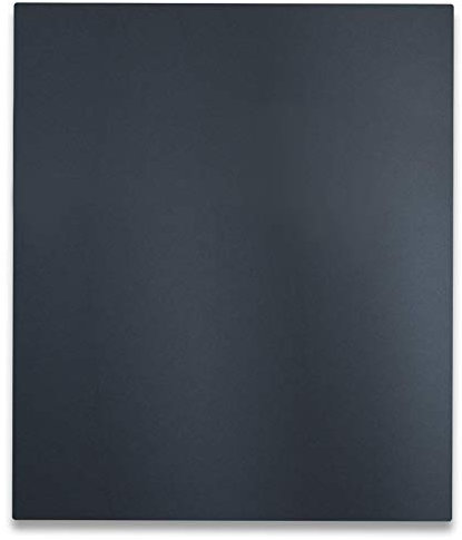 Metzler Stainless Steel Letterbox in Anthracite – Wall Letter Box with Integrated Newspaper Compartment – Letter Box Made of Stainless Steel in RAL 7016 – Door Hinge Selectable – Size: 35.5 x 43.5 cm