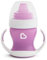 Munchkin Gentle Transition Tasse De Apprentissage | Tasses Sippy Bébé & Tout-Petit avec Poignées & Couvercles |Non-Déversement | Étanches | Silicone | À partir de 4+ Mois | 4 oz / 118 ml | Violet