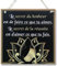 CARISPIBET Le secret du bonheur | Enseignes decoratives pour chez vous décoration pour le salon Panneau de maison 20 x 20 cm