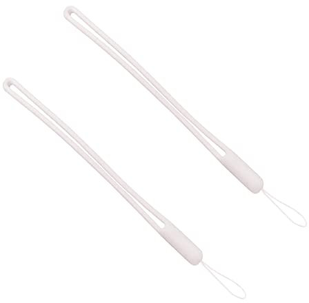 TopHomer Lot de 2 dragonnes réglables en silicone coloré étanche pour téléphone portable, clé USB, MP3, MP4, mini appareil photo, Silicone