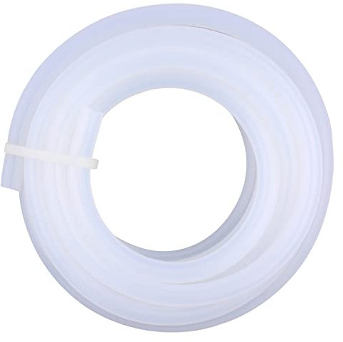 DERPIPE Food Grade Silicone Tubing - 3/16 ID x 5/16 OD , Pure Silicon Hose High Temp Home Brewing Winemaking, Pump Transfer, 3 Meters(10ft) Length