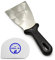 Spatola pizza, Spatola in acciaio inox per pizza Zio Pepe flessibile, larghezza 10 cm con tarocco da cucina in omaggio
