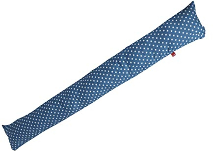 POWER INN Sleep DE Luxe Seitenschläferkissen ca. 30x200cm | bequemes Stützkissen, Lagerungskissen oder Schwangerschaftskissen | Waschbar bis 60°C | Stoff aus 100% Baumwolle (Blau)