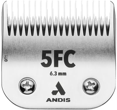 Andis 72630 Ultra Edge Detachable Dog Clipper – Equipped with Stainless Steel for Precision Trimming, Fits Motor-Driven Trimmer – for Pet’s Fast Touch-Ups & Full Grooming., Size 5Fc, Silver