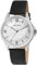 Just Watch Branda Damen-Uhr Leder Armband Dornschließe Analog Quarz JW10178 (schwarz silberfarbig)