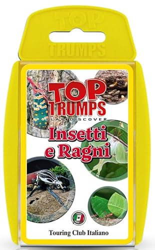 Top Trumps Kartenspiele Touring Italienischer Club, Insekten und Spinnen Italien, Spielkarten mit Quiz, Spiel für 2 oder mehr Spieler, ab 6 Jahren, perfekt für Entomologie-Fans
