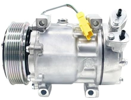 Compresor de aire acondicionado compatible con Citroen, compatible con Peugeot 406 2004-2011 SD7V16 7V16 9645440480 9800851980 9800851980