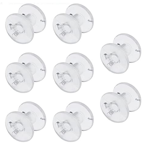 8 Stück Rolloschnur, Klammer, transparent, für Sicherheits-Jalousien, Schnur, Spule, Schattenhalter, Spanner