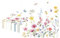 MORAINJAY 20Pcs Floral Paper Napkins,Spring Summer Colorful Flowers Napkins,6.5inch Party Luncheon Napkins,Cocktail Serviettes Table Decorations for Birthday,Spring Theme Party Supplies