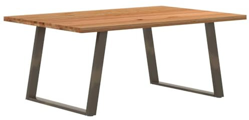 vidaXL Esstisch Hellbraun 180x120x74 cm Massivholz Eiche Rechteckig, Küchentisch, Restauranttisch, Tisch Restaurant, Esszimmertisch, Bistrotisch