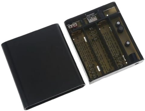 Cpolebev 5V 9V 12V Salida DIY 18650 Batería UPS Caja de Fuente de Alimentación para Coche DVR Módem Enrutador Inalámbrico Teléfono Móvil y Más