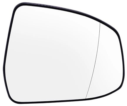 Cristal de Espejo para Ford para Focus MK2 MK3 2008-2018 para Mondeo MK4 2010-2014 Espejo Izquierdo Derecho Placa Calefactable Vidrio Retrovisor Convexo Gran Angular Cristal de Espejo Exterior(Right)