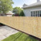 Rouleaux de Clôture en Roseau 1m 0.7m 0.5m 1.2m 1.6m de haut Canisse en Roseau Naturel Brise-Vue d'intimité de Balcon,Clôture en bambou écran de confidentialité pour patio et Jardin(Couleur Bois)