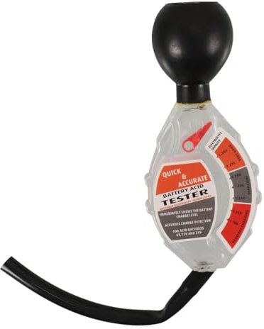 NUOBESTY Tester Densità Antigelo per Auto Densitometro Portatile per Misurazione Elettrolito Batteria e Antigelo Strumento Test Compatto e Resistente per Controllo Raffreddamento Auto