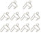 Stainless Steel Rings Women Wudu Nail Rings Non Tarnish 10PCS Adjustable No Glue No Women Gift Ring Set For HALAL NAILS Decoration (10) Metal Ring (A, One Size)