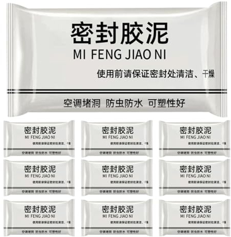 BETOOKY Sealant Repair Clay 10Pcs Waterproof Putty for Drain Connection Wall Crack Mending Mud Suitable for Plumbing Leak Repair