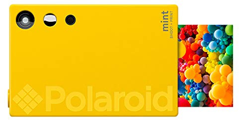 Polaroid Mint Sofortdruck-Digitalkamera (Gelb), Druck auf Zink 2x3 Fotopapier mit festhaftender Rückseite
