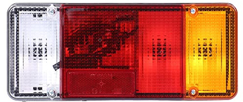 BESTPRICE 1x Heckleuchte rechts Blinker gelb ohne Lampenträger Kompatibel mit CITROËN JUMPER 1 + 2 Pritsche (230, 244); FIAT DUCATO PRITSCHE (230, 244, 250); PEUGEOT BOXER (230P, 244, Z, 230L, ZCT)